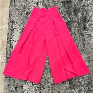 Milly Fuchsia Wide-Leg Pants